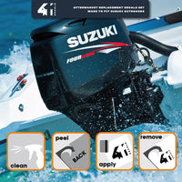 Suzuki 140 Four Stroke Outboard Decal Sticker Set