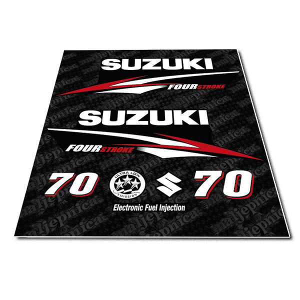 Suzuki 70 Four Stroke Outboard Decal Sticker Set