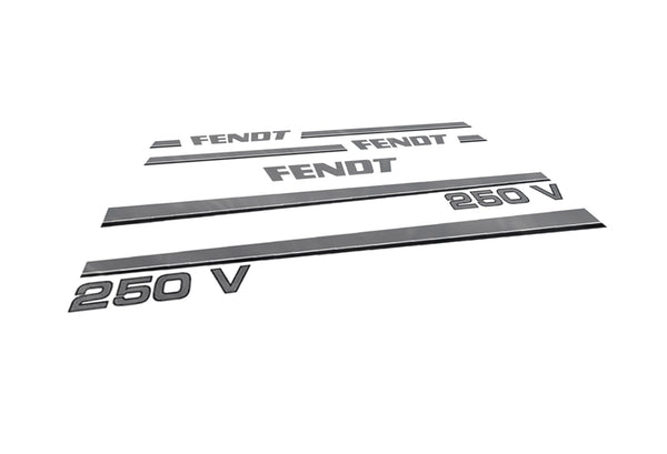 Fendt 250 V Aftermarket Replacement Tractor Decal Sticker Set