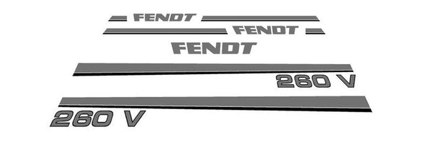 Fendt 260 V Aftermarket Replacement Tractor Decal Sticker Set