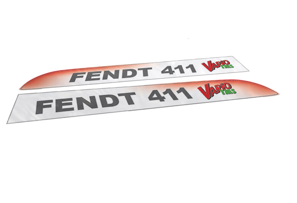 Fendt 411 Vario TMS Aftermarket Replacement Tractor Decal Sticker Set