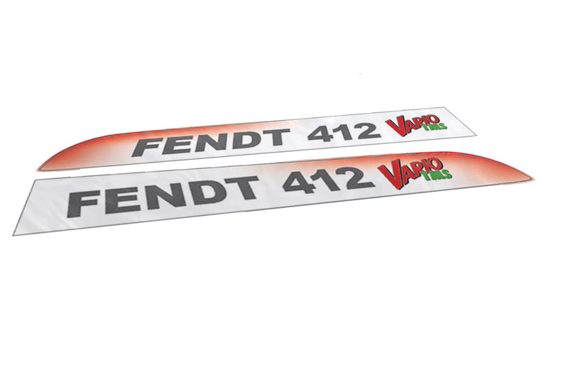 Fendt 412 Vario TMS Aftermarket Replacement Tractor Decal Sticker Set