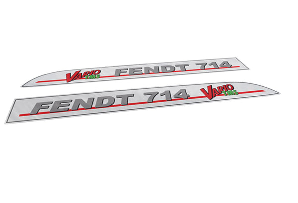 Fendt 714 Vario TMS (2004) Aftermarket Replacement Tractor Decal Sticker Set