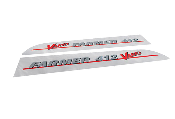 Fendt Farmer 412 Vario Aftermarket Replacement Tractor Decal Sticker Set