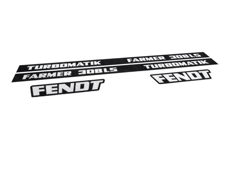 Fendt Farmer 308 LS Turbomatik Aftermarket Replacement Tractor Decal Sticker Set