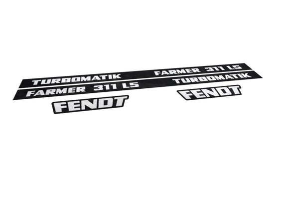 Fendt Farmer 311 LS Turbomatik Aftermarket Replacement Tractor Decal Sticker Set