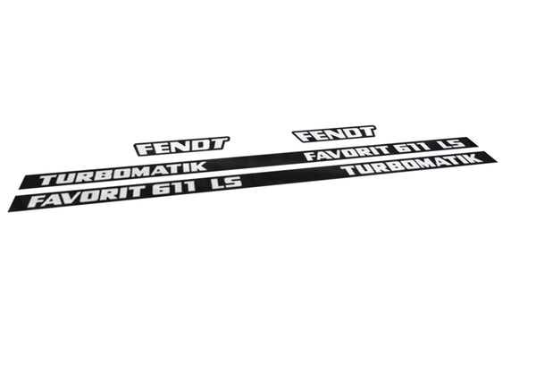 Fendt Favorit 611 LS Turbomatik Aftermarket Replacement Tractor Decal Sticker Set