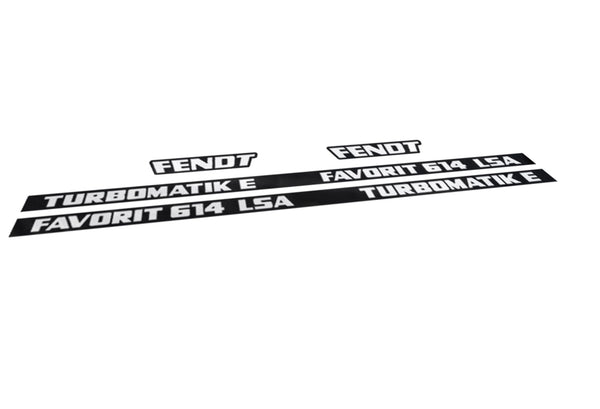 Fendt Favorit 614 LSA Turbomatik E Aftermarket Replacement Tractor Decal Sticker Set