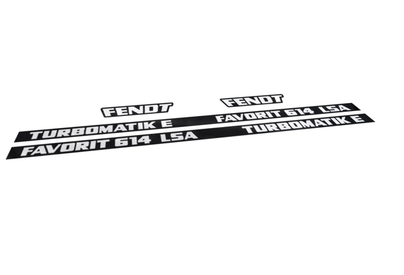 Fendt Favorit 614 LSA Turbomatik E Aftermarket Replacement Tractor Decal Sticker Set