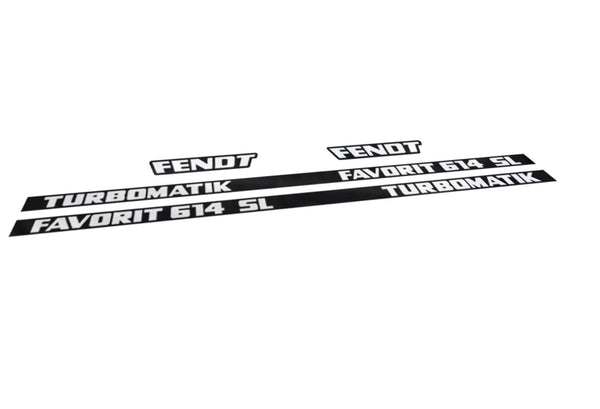 Fendt Favorit 614 SL Turbomatik Aftermarket Replacement Tractor Decal Sticker Set