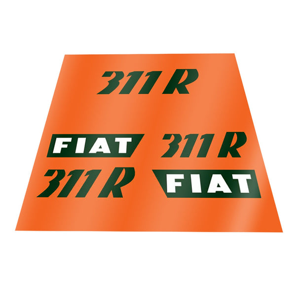 Fiat 311 R Aftermarket Replacement Tractor Decal Sticker Set