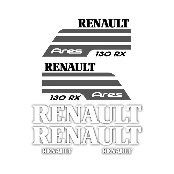 Renault 130 RX Ares Aftermarket Replacement Tractor Decal Sticker Set