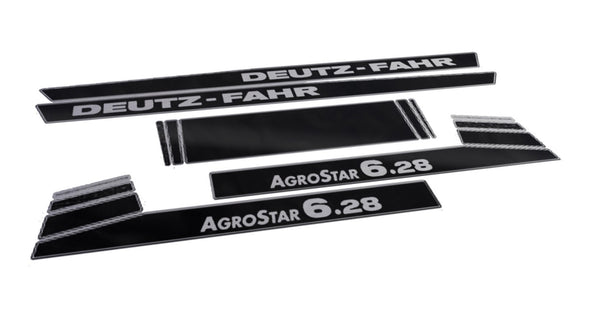 Deutz Fahr Agro Star 6.28 Aftermarket Replacement Tractor Decal (Sticker) Set