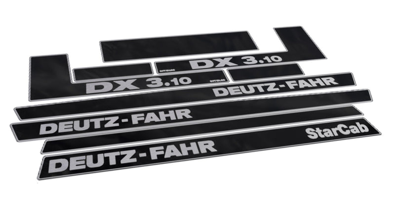 Deutz Fahr DX 3.10 Star Cab Aftermarket Replacement Tractor Decal (Sticker) Set