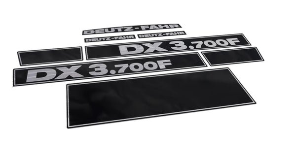 Deutz Fahr DX 3.700F Aftermarket Replacement Tractor Decal (Sticker) Set