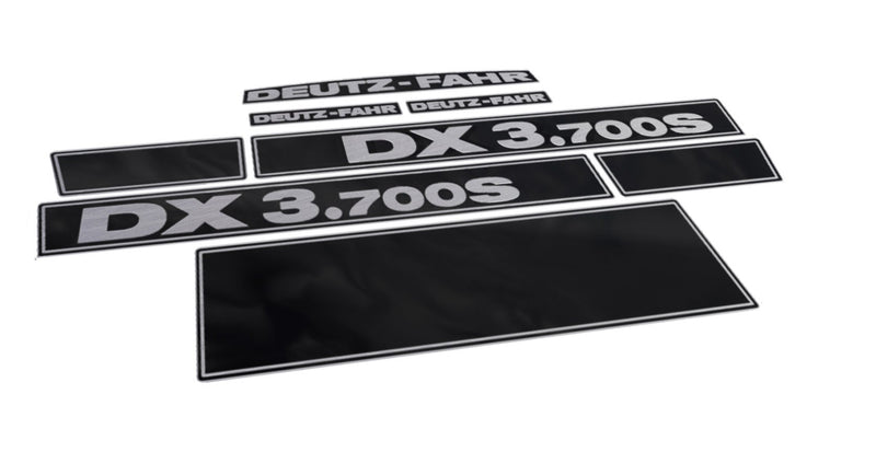 Deutz Fahr DX 3.700S Aftermarket Replacement Tractor Decal (Sticker) Set