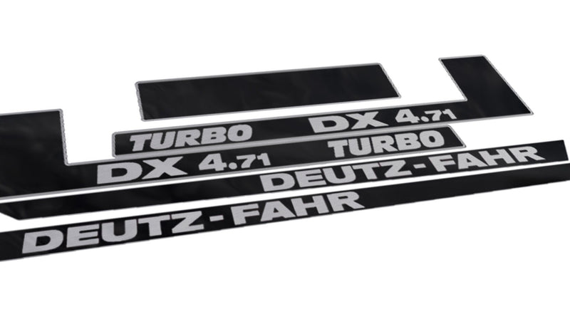 Deutz Fahr DX 4.71 Turbo Aftermarket Replacement Tractor Decal (Sticker) Set