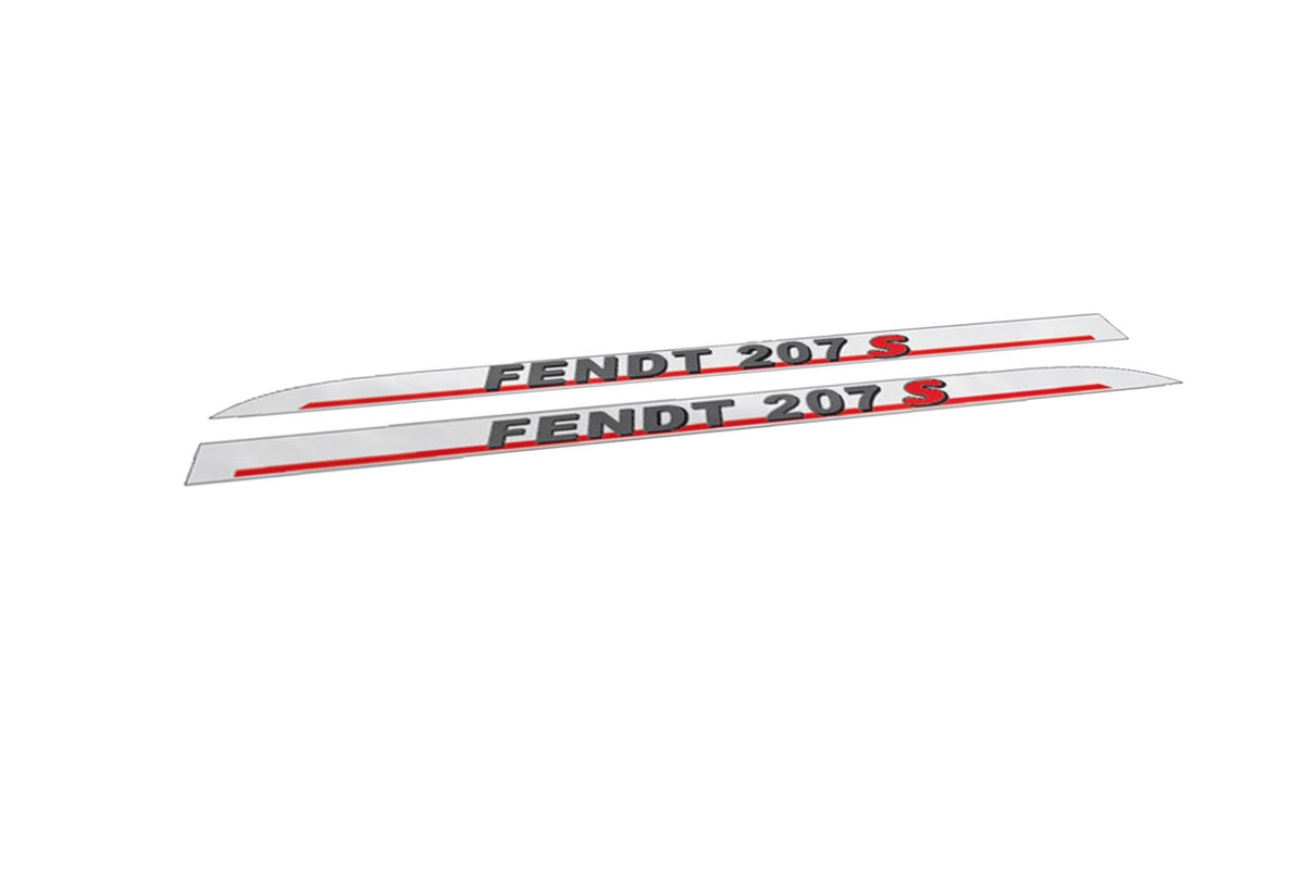 Fendt 207 S Aftermarket Replacement Tractor Decal Sticker Set – 4.11 Decals