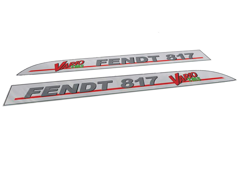 Fendt 817 Vario TMS (2004) Aftermarket Replacement Tractor Decal Sticker Set