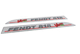 Fendt 818 Vario TMS (2004) Aftermarket Replacement Tractor Decal Sticker Set