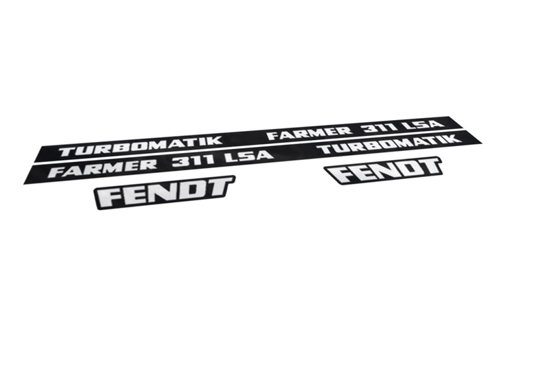 Fendt Farmer 311 LSA Turbomatik Aftermarket Replacement Tractor Decal Sticker Set