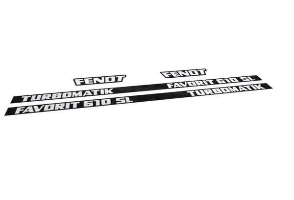 Fendt Favorit 610 SL Turbomatik Aftermarket Replacement Tractor Decal Sticker Set