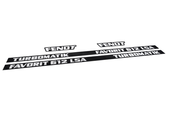 Fendt Favorit 612 LSA Turbomatik Aftermarket Replacement Tractor Decal Sticker Set