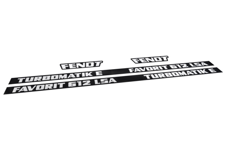 Fendt Favorit 612 LSA Turbomatik E Aftermarket Replacement Tractor Decal Sticker Set