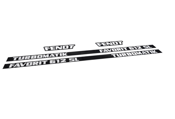 Fendt Favorit 612 SL Turbomatik Aftermarket Replacement Tractor Decal Sticker Set