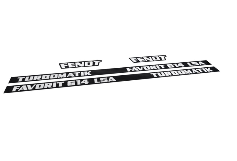 Fendt Favorit 614 LSA Turbomatik Aftermarket Replacement Tractor Decal Sticker Set