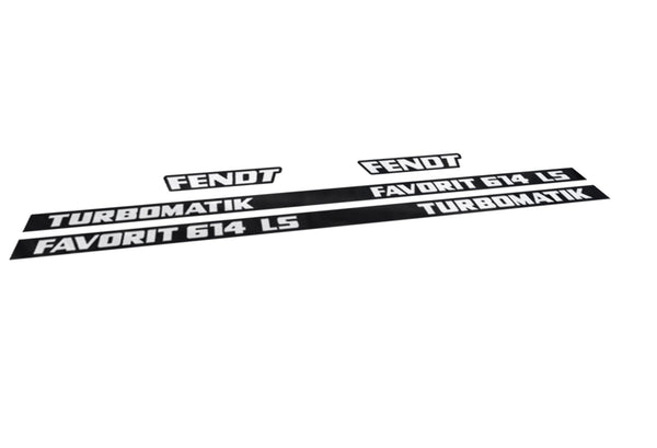 Fendt Favorit 614 LS Turbomatik Aftermarket Replacement Tractor Decal Sticker Set