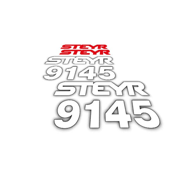 Steyr 9145 (1999) Aftermarket Replacement Tractor Decal (Sticker) Set