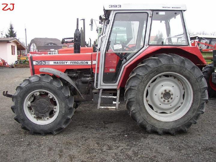 Massey Ferguson 393S Aftermarket Replacement Tractor Decal (Sticker) Set