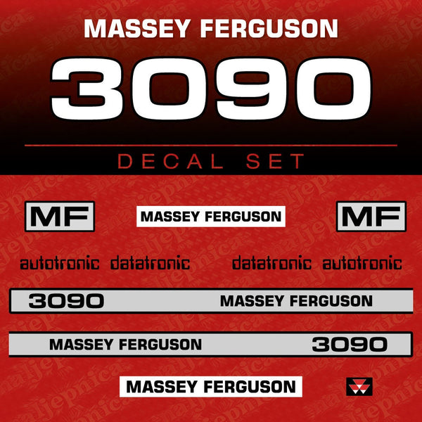 Massey Ferguson 3090 Aftermarket Replacement Tractor Decal (Sticker) Set