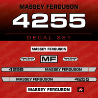 Massey Ferguson 4255 Aftermarket Replacement Tractor Decal (Sticker) Set