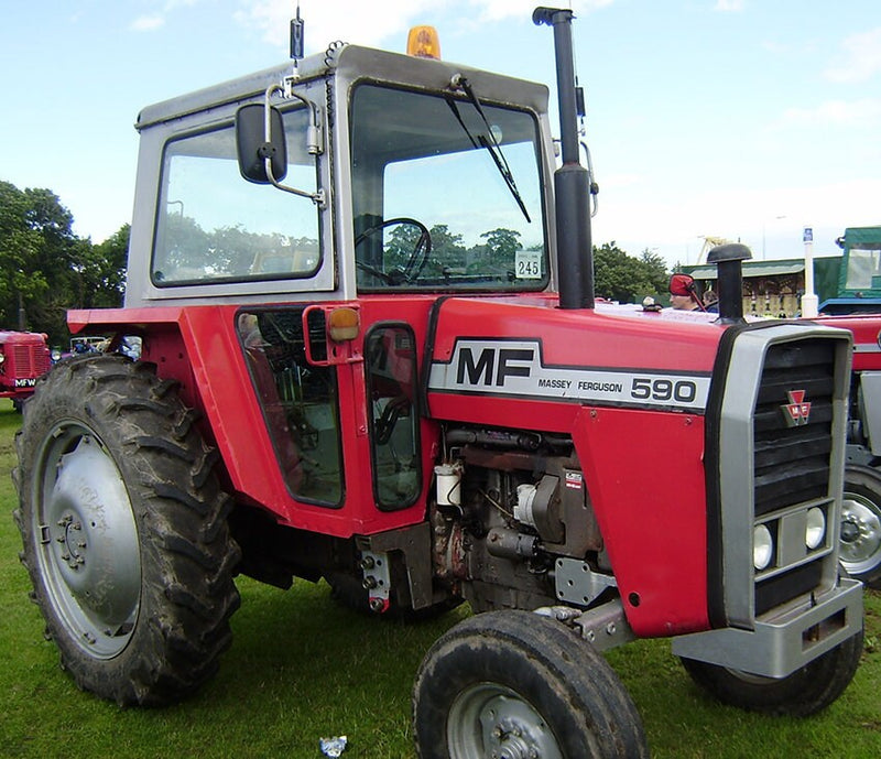 Massey Ferguson 590 Aftermarket Replacement Tractor Decal (Sticker) Set