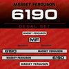 Massey Ferguson 6190 Aftermarket Replacement Tractor Decal (Sticker) Set