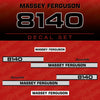 Massey Ferguson 8140 Aftermarket Replacement Tractor Decal (Sticker) Set