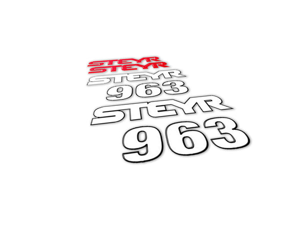 Steyr 963 Aftermarket Replacement Tractor Decal (Sticker) Set
