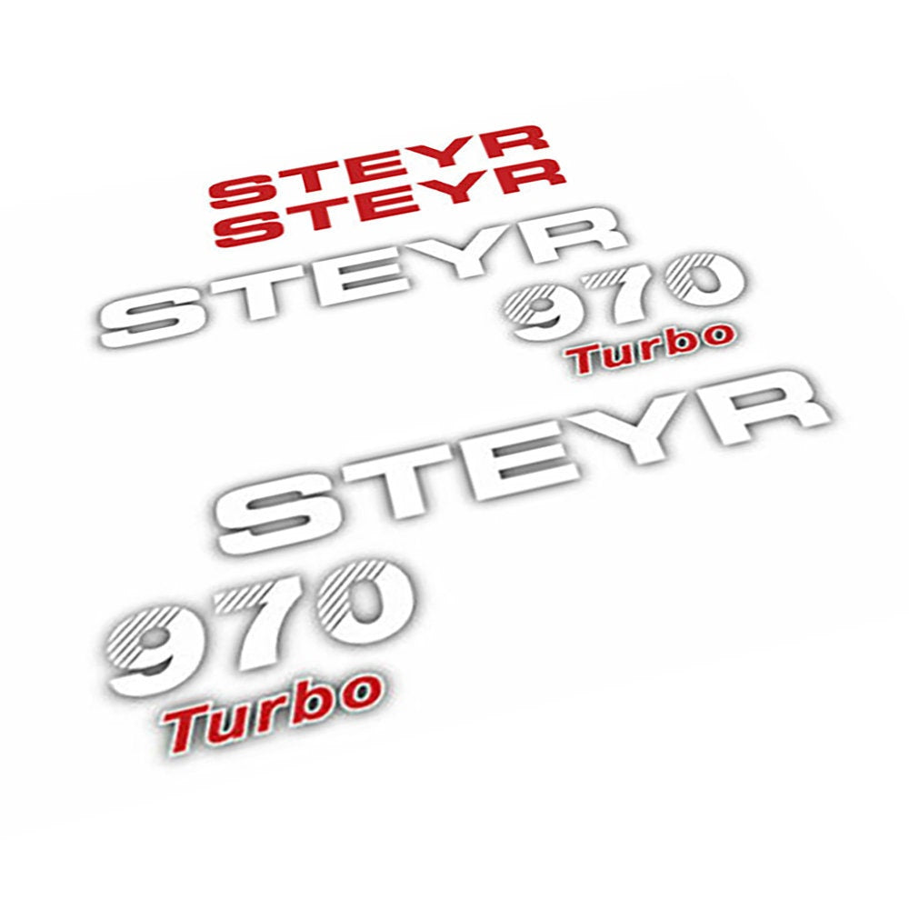 Steyr Sticker Steyr 970 Turbo Aftermarket Replacement Tractor Decal (Sticker) Set – 4 ...