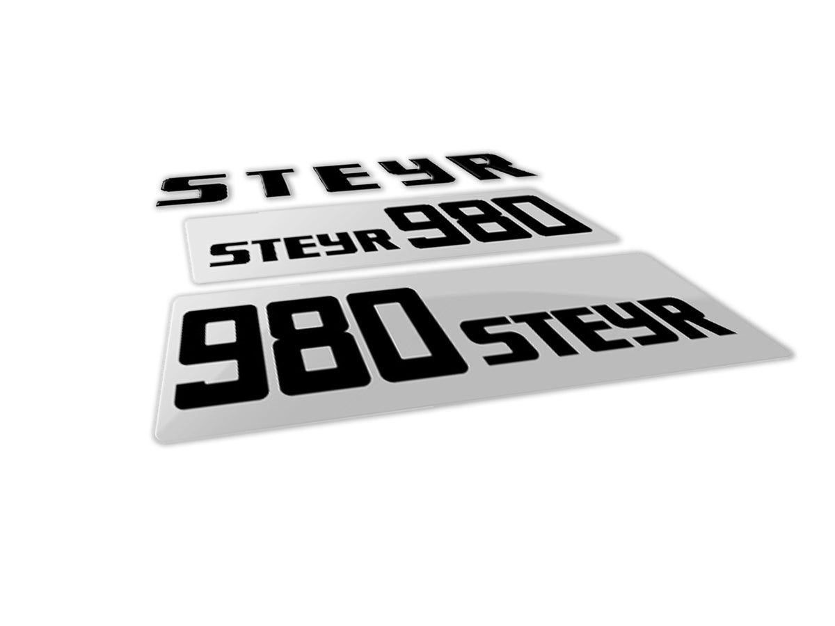 Steyr 980 Aftermarket Replacement Tractor Decal (Sticker) Set – 4.11 Decals