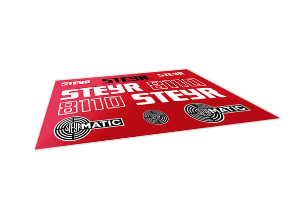 Steyr 8110 Aftermarket Replacement Tractor Decal (Sticker) Set