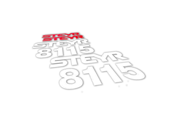 Steyr 8115 (1999) Aftermarket Replacement Tractor Decal (Sticker) Set