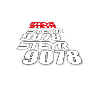Steyr Sticker Steyr 9078 (1999) Aftermarket Replacement Tractor Decal (Sticker) Set ...