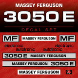 Massey Ferguson 3050E Aftermarket Replacement Tractor Decal (Sticker) Set
