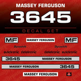 Massey Ferguson 3645 Aftermarket Replacement Tractor Decal (Sticker) Set