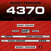 Massey Ferguson 4370 Aftermarket Replacement Tractor Decal (Sticker) Set