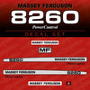 Massey Ferguson 8260 Aftermarket Replacement Tractor Decal (Sticker) Set