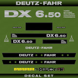 Deutz DX 6.50 TOMAP Aftermarket Replacement Tractor Decal (Sticker) Set