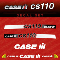 Case CS 110 Aftermarket Replacement Tractor Decal (Sticker) Set